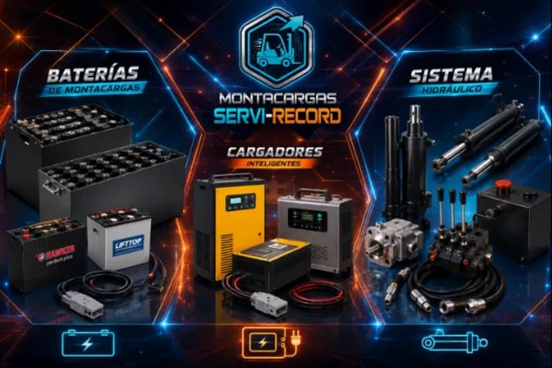 Componentes y partes para montacargas de todas las marcas