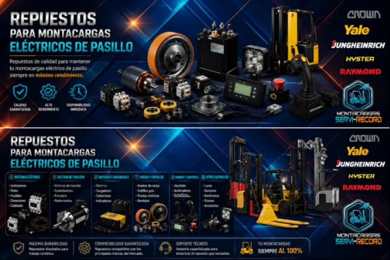 Suministro de repuestos certificados con respaldo técnico